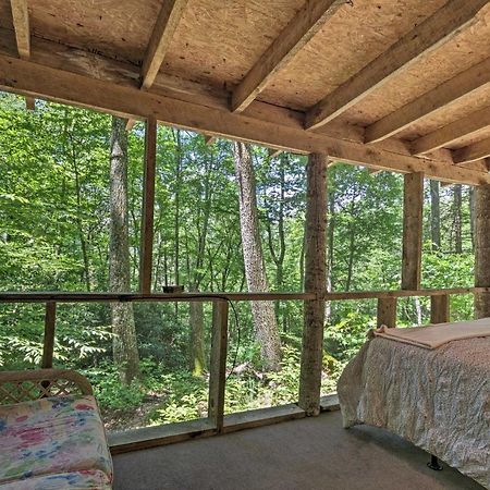 Creekside Cabin With Deck In Pisgah Forest! Barnardsville المظهر الخارجي الصورة