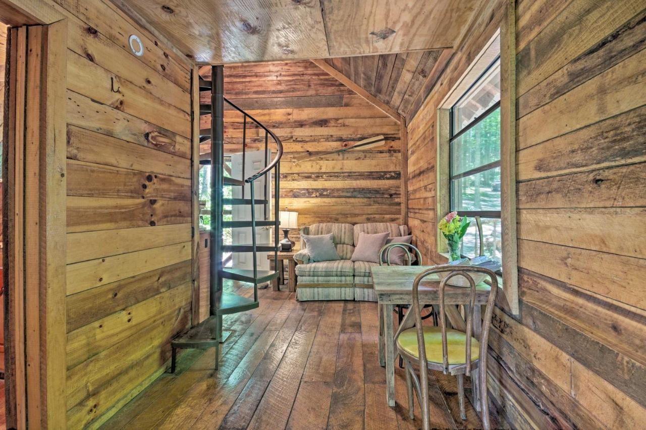 Creekside Cabin With Deck In Pisgah Forest! Barnardsville المظهر الخارجي الصورة