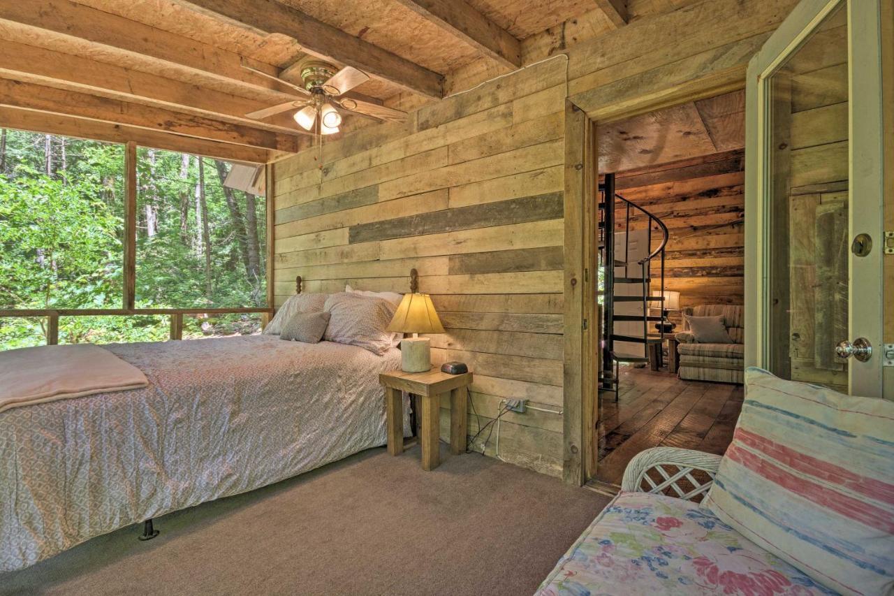 Creekside Cabin With Deck In Pisgah Forest! Barnardsville المظهر الخارجي الصورة