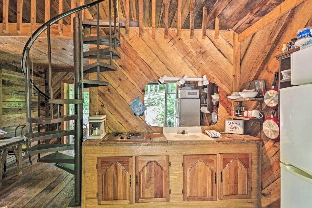 Creekside Cabin With Deck In Pisgah Forest! Barnardsville المظهر الخارجي الصورة