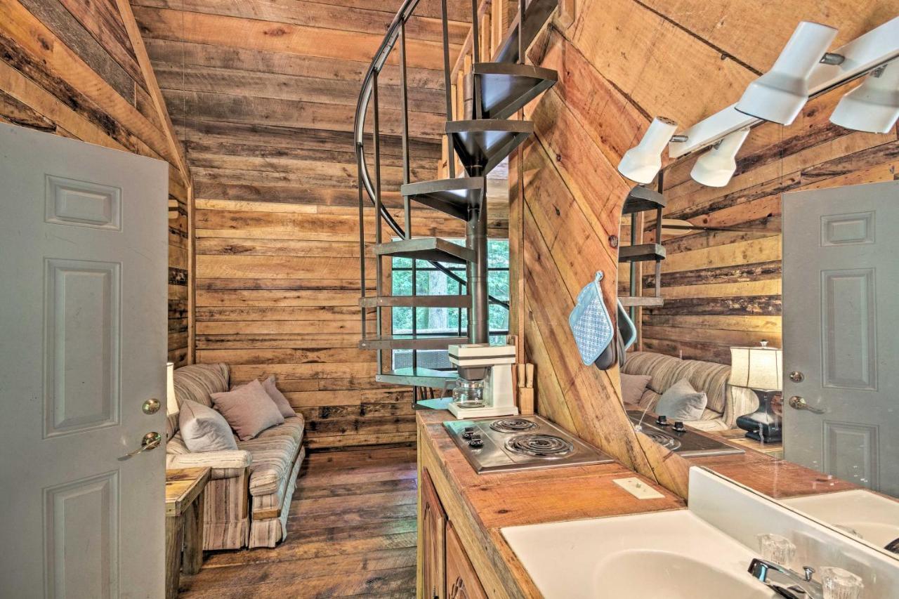 Creekside Cabin With Deck In Pisgah Forest! Barnardsville المظهر الخارجي الصورة