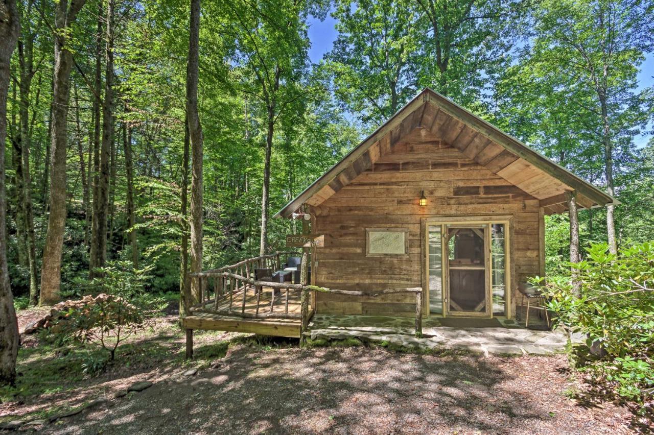 Creekside Cabin With Deck In Pisgah Forest! Barnardsville المظهر الخارجي الصورة
